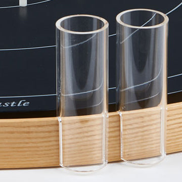 Translucent 20 Holder Set for Crokinole Rail