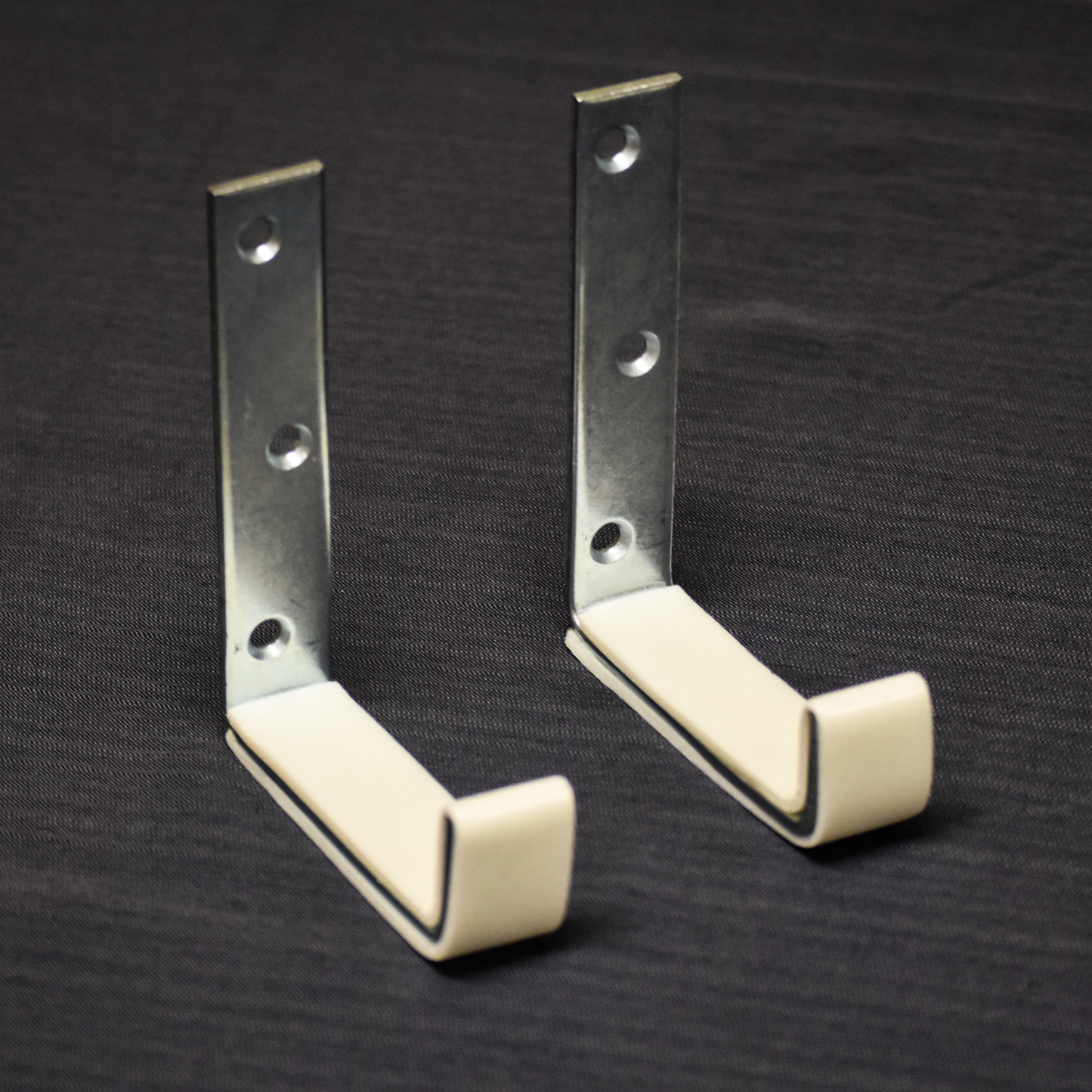 Crokinole Board Wall Mounting Brackets (White)