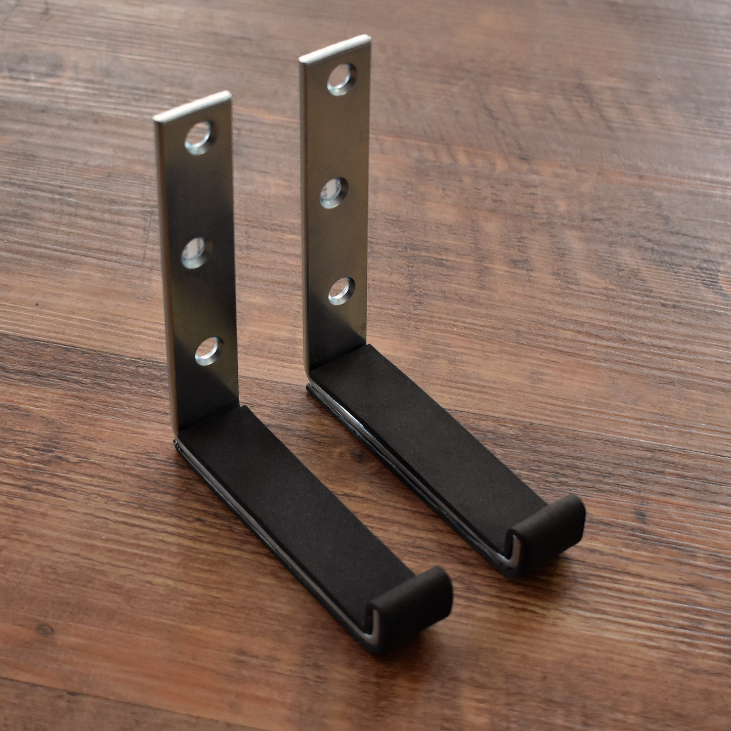 Crokinole Board Wall Mounting Brackets (Black)
