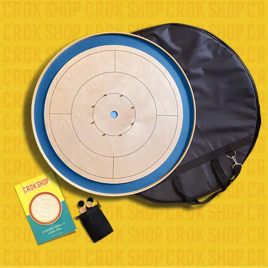 Crok Shop Crokinole Original Tournament Board Bundle