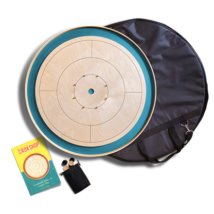 Crok Shop Original Tournament Crokinole Board Bundle - Discounted!