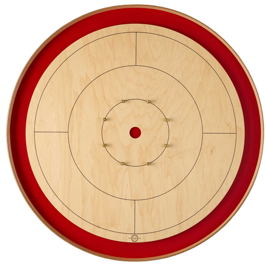 Tracey Red Tournament Crokinole Board Bundle