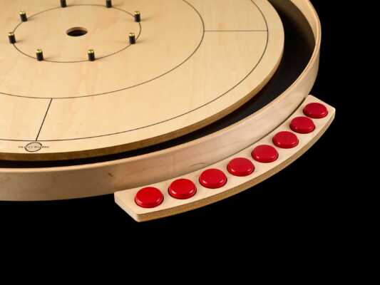 Crokinole Disc Tray (8 Discs)