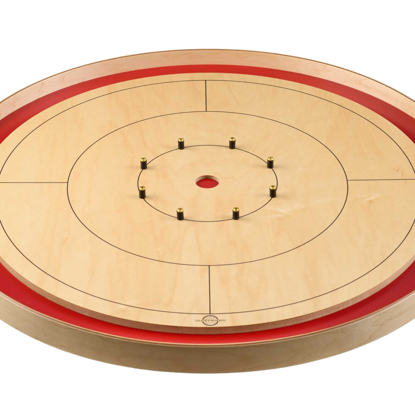 Tracey Red Tournament Crokinole Board Bundle